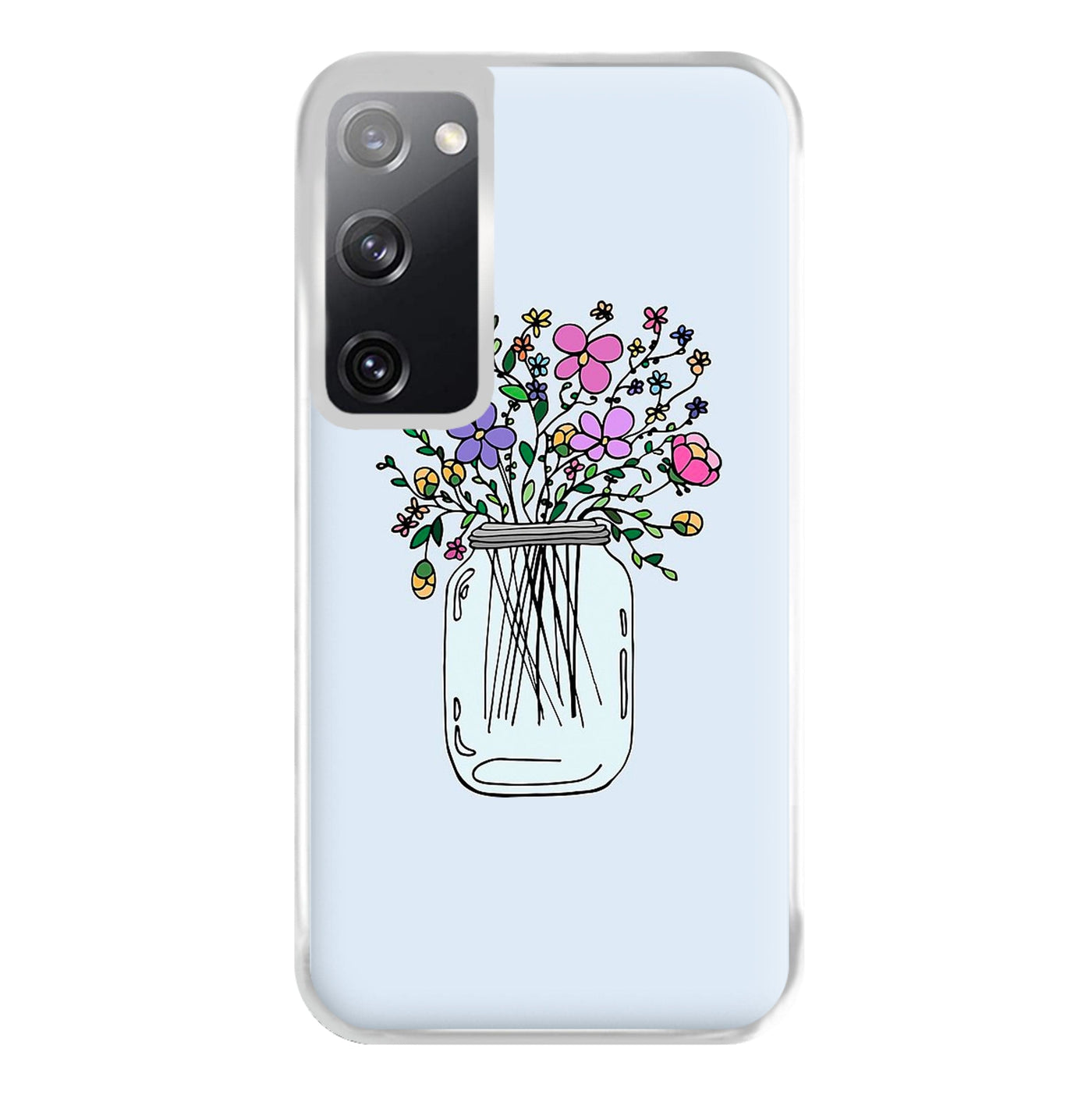 Cartoon Flower Jar Phone Case