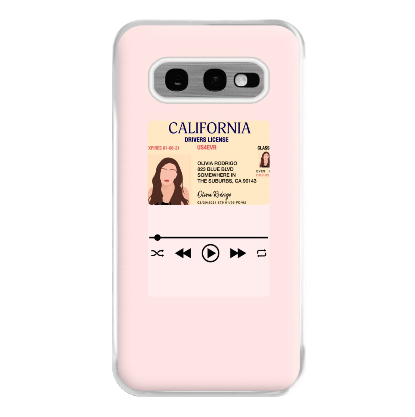 Drivers License - Olivia TikTok Phone Case