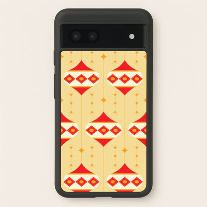 Abstract Christmas Baubles Pattern Google Pixel 7a Case