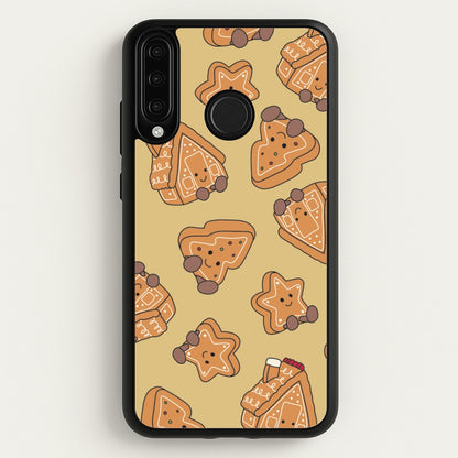 Gingerbread Plushies Pattern Huawei P30 Lite Case