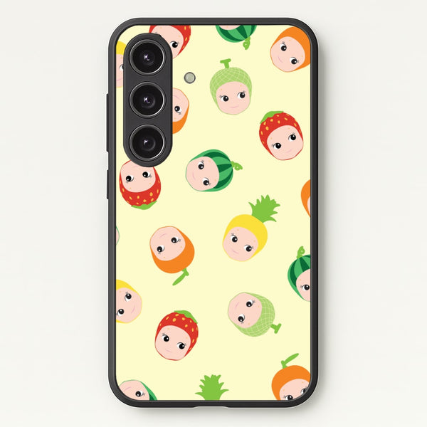 Fruit Angels Pattern Galaxy S25 Case