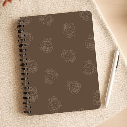 Monsters Outline Pattern I Notepad