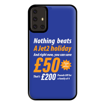 Nothing Beats A Jet Holiday Galaxy A71 Case