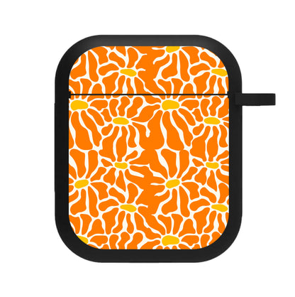 Orange Flowers - Summer AirPods Case