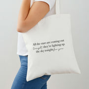 Lighting Up The Sky Tonight Tote Bag 2