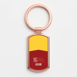 Leclerc Helmet 2026  Rose Gold Keyring