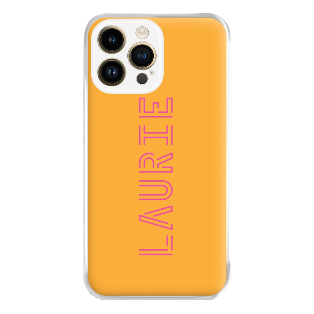 Neon Sign Personalised Name iPhone 15 Pro Case