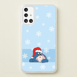 Cartoon Donkey Snowflakes Galaxy A71 Case