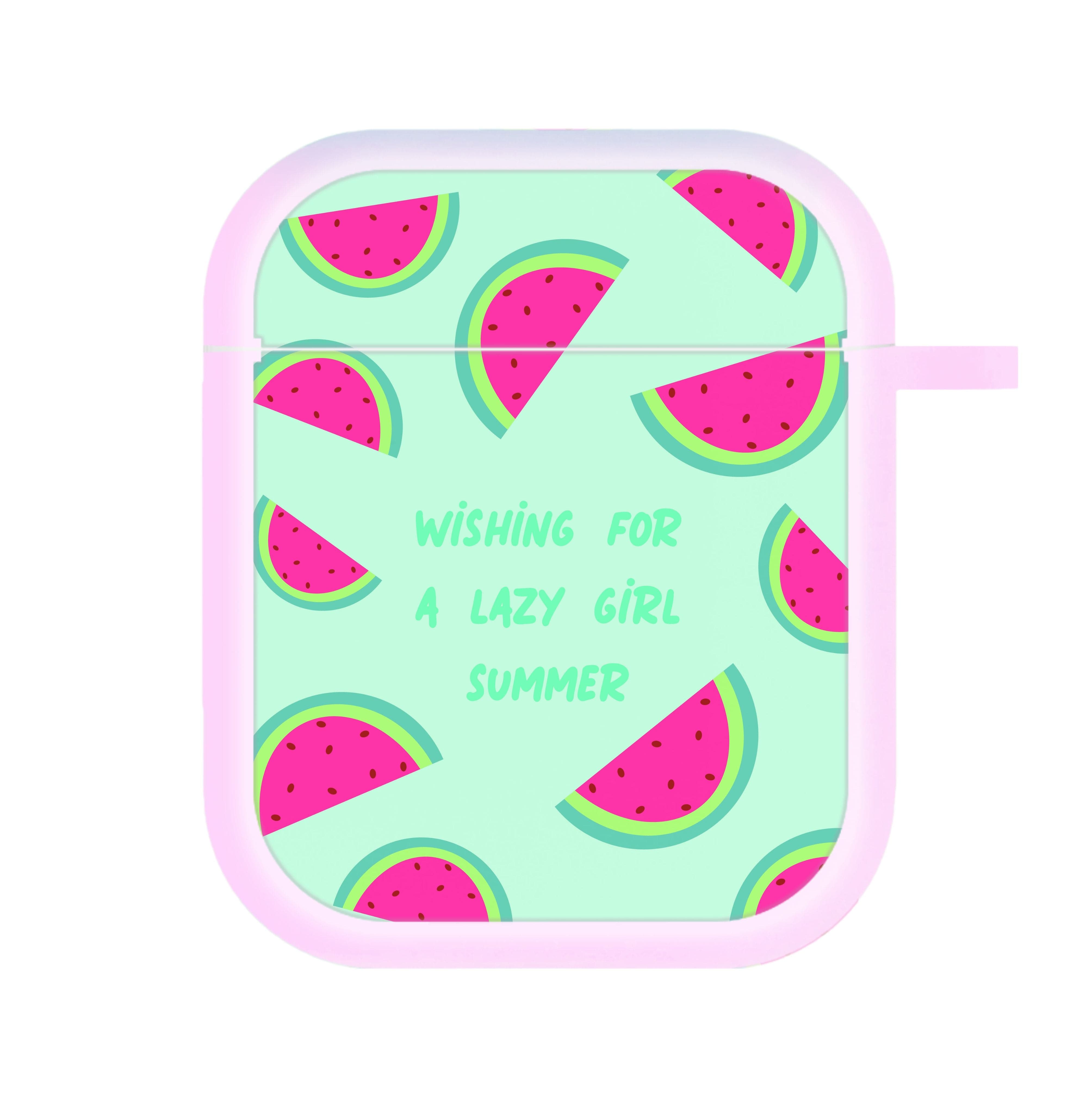 Wishing For A Lazy Girl Summer - Summer AirPods Case