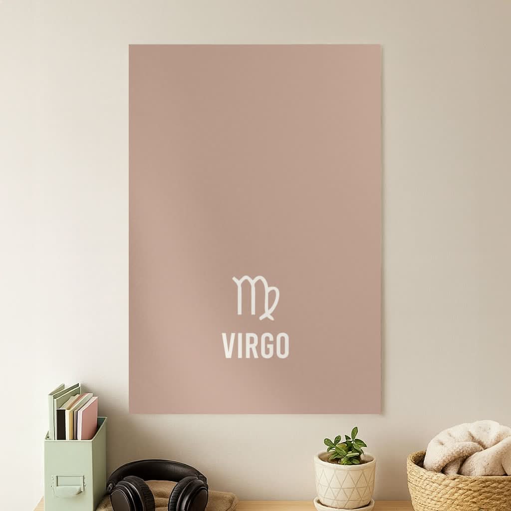 Virgo Pastel Zodiac Poster