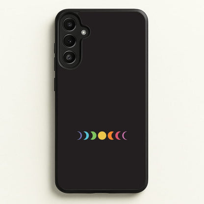 Band Moon Cycle Galaxy A34 Case
