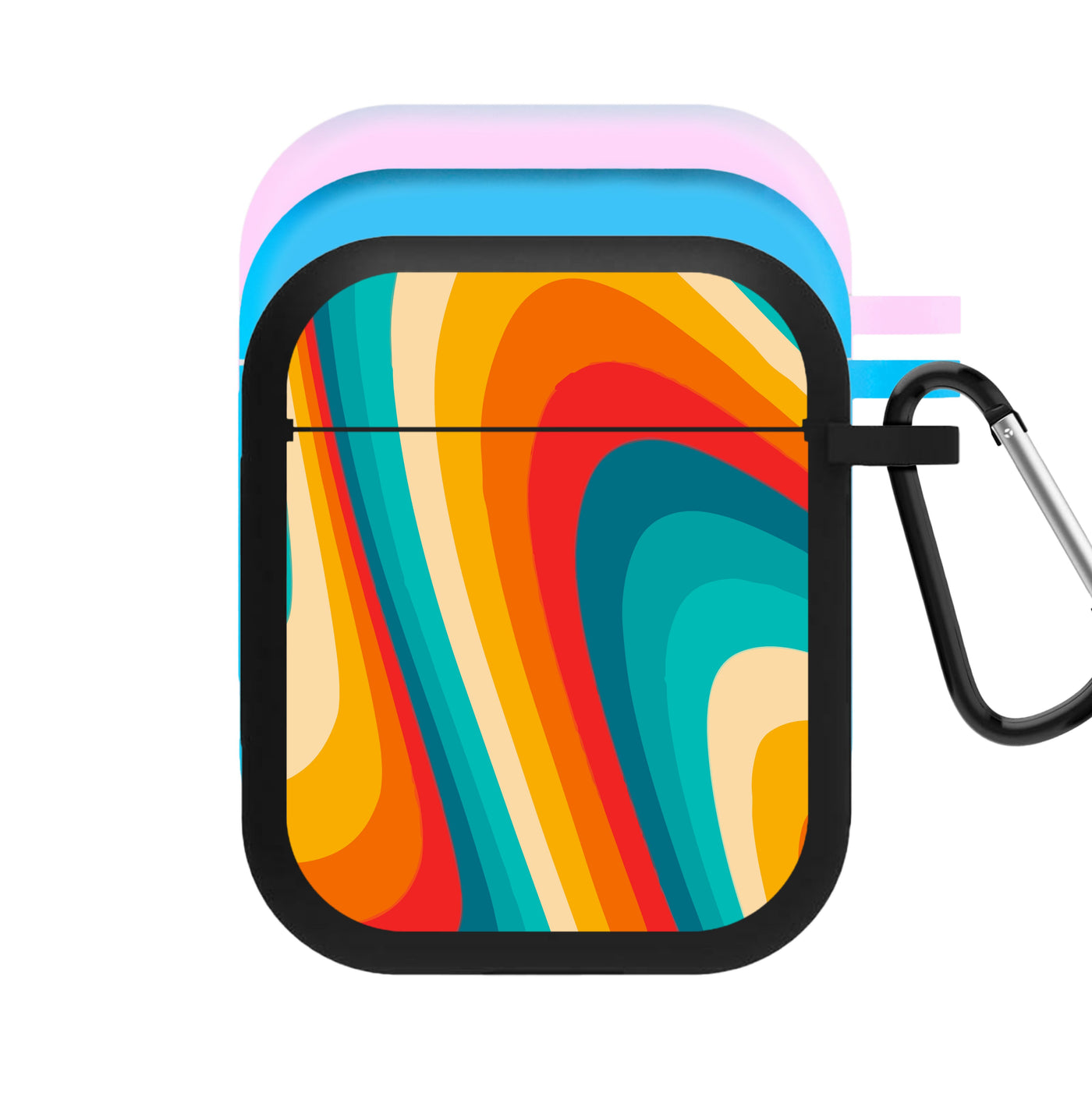 Rainbow Abstract Pattern AirPods Case