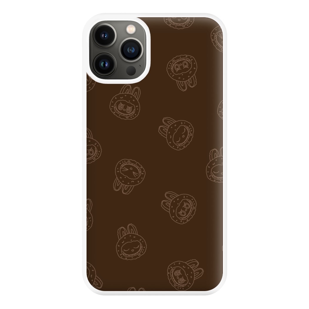 Monsters Outline Pattern I iPhone 13 Case