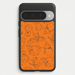 Halloween Plushies Pattern I - Halloween Google Pixel 10 Pro XL Case