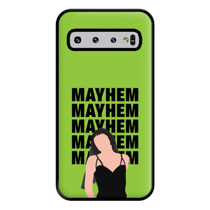 Neon Green Mayhem Galaxy S10 Case