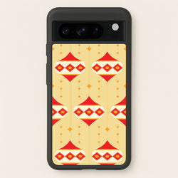 Abstract Christmas Baubles Pattern Google Pixel 8 Pro Case