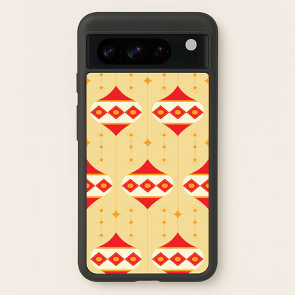 Abstract Christmas Baubles Pattern Google Pixel 8 Pro Case