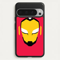 Metal Heart Hero Face Google Pixel 9 Pro XL Case