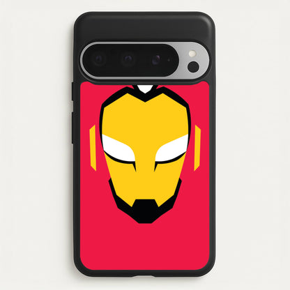 Metal Heart Hero Face Google Pixel 9 Pro XL Case