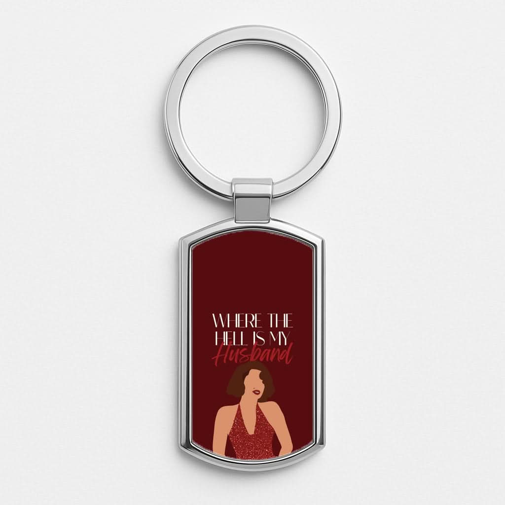 Where The Hell Luxury Keyring