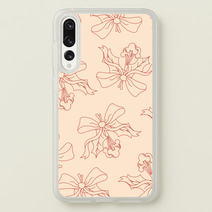 Cartoon Mouse Holly Pattern Huawei P20 Pro Case