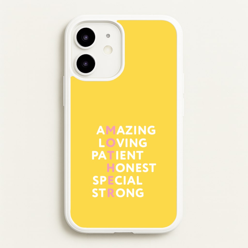 Mother Anagram iPhone 12 / 12 Pro Case