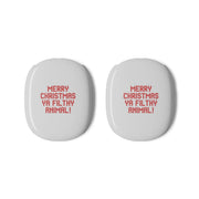 Merry Christmas Ya Filthy Animal AirPods Max Case 3