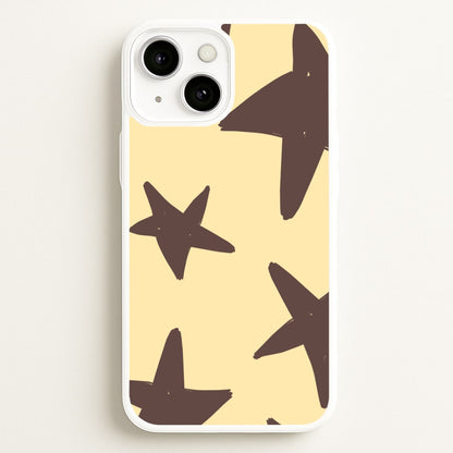 Vanilla & Chocolate Stars iPhone 13 Mini Case