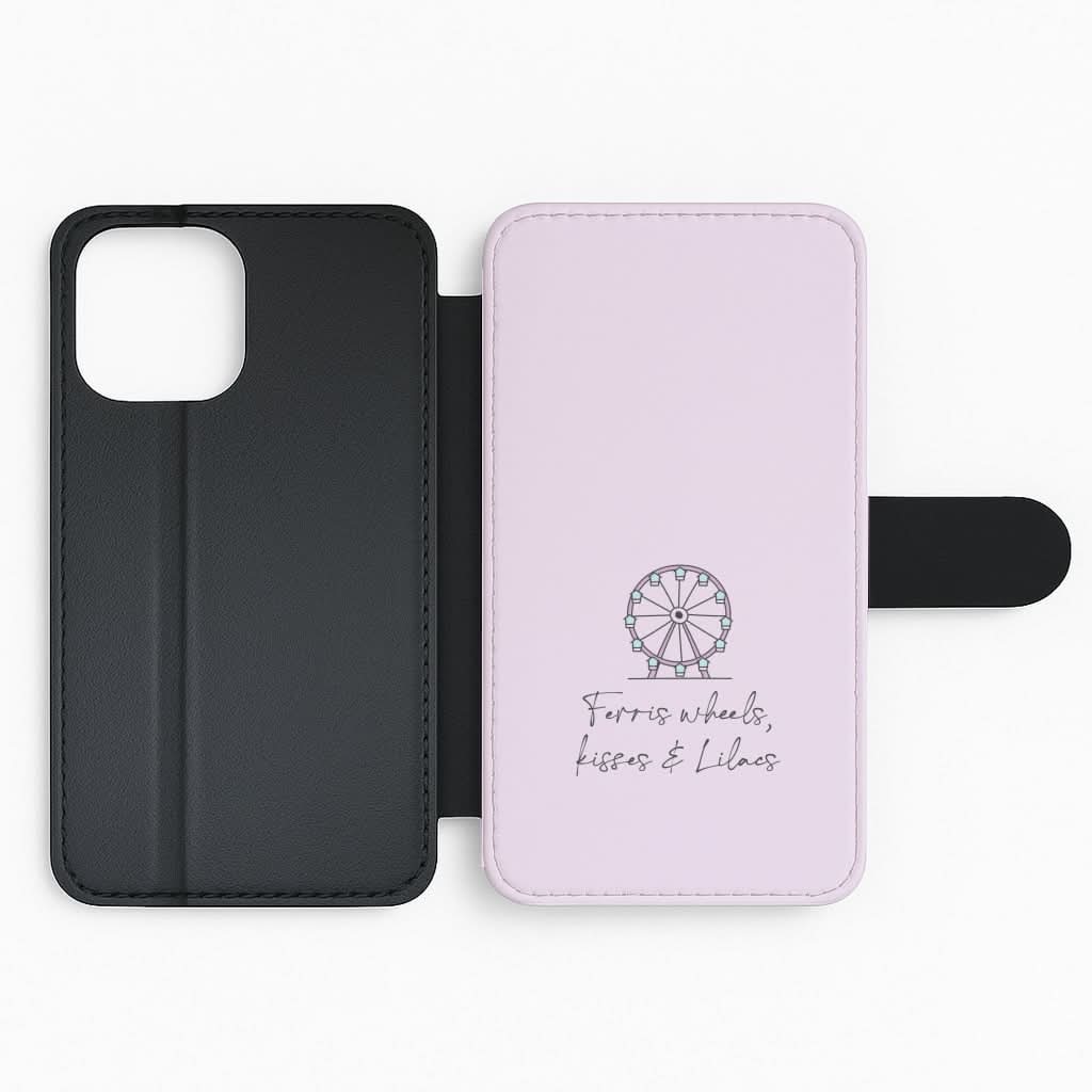 Ferris Wheels, Kisses & Lilacs Flip Phone Case