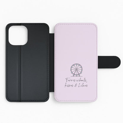 Ferris Wheels, Kisses & Lilacs Flip Phone Case