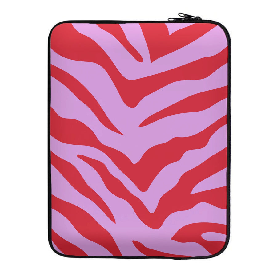 Pink Zebra - Animal Patterns Laptop Sleeve