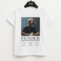Fender Orange Song List Kids T-Shirt