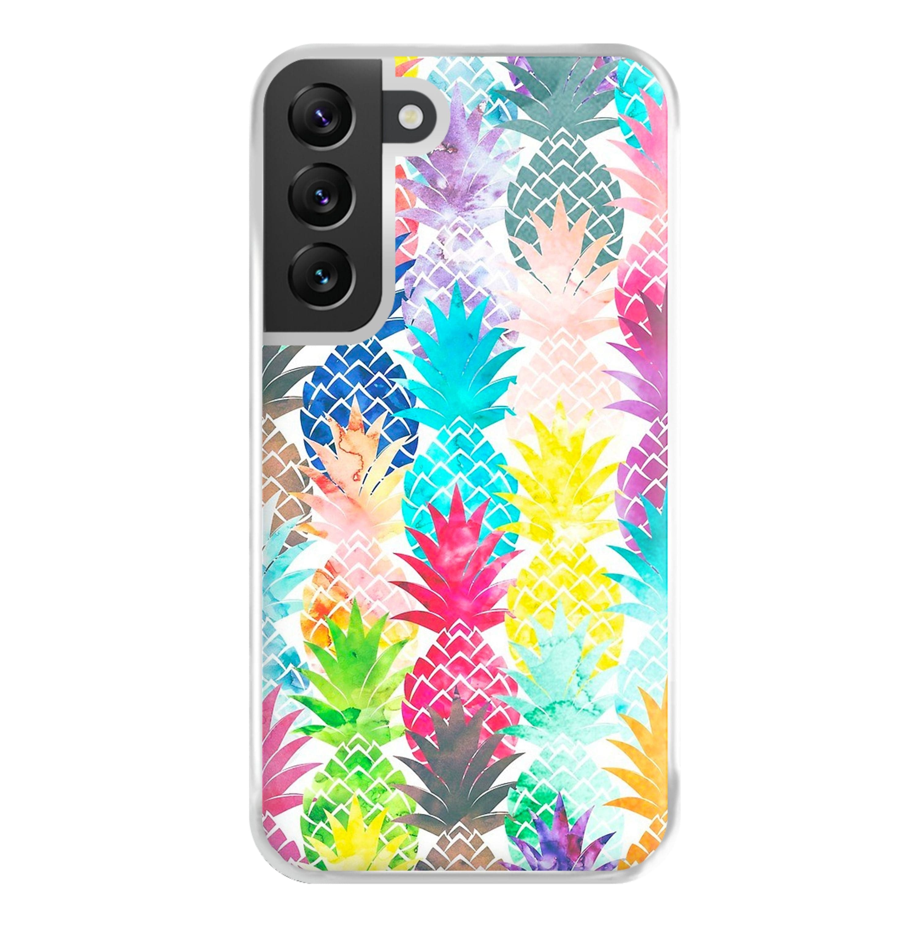 Watercolour Pineapple Pattern Phone Case