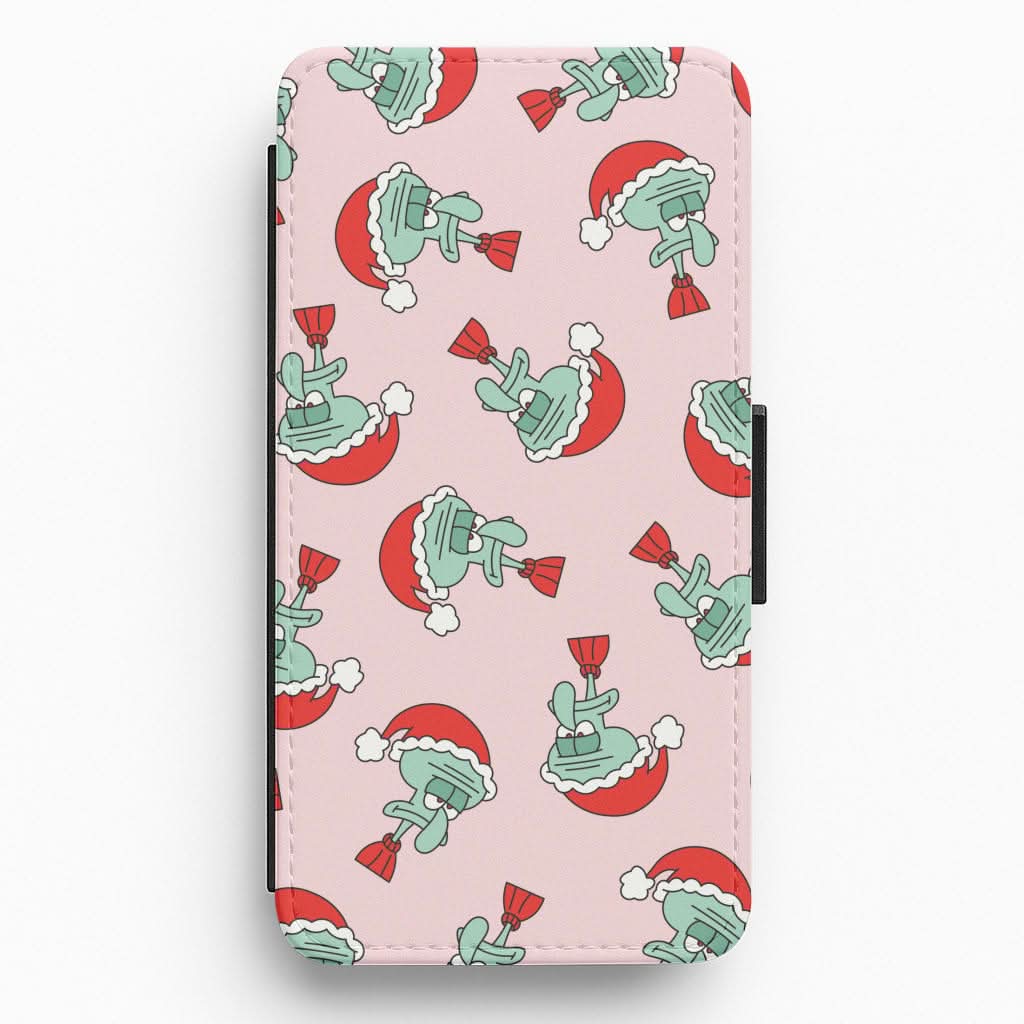Oh Joy Cartoon Squid Pattern Flip / Wallet Phone Case