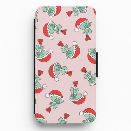 Oh Joy Cartoon Squid Pattern Flip / Wallet Phone Case