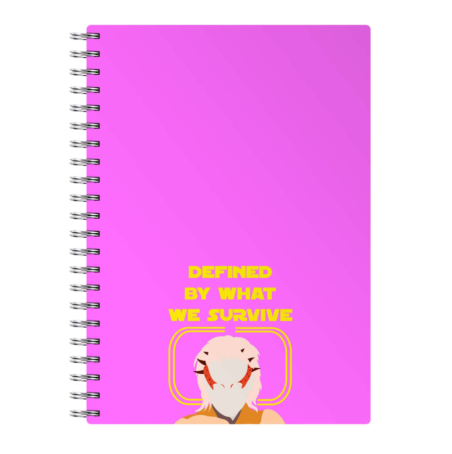 Defined By What We Survive Notebook