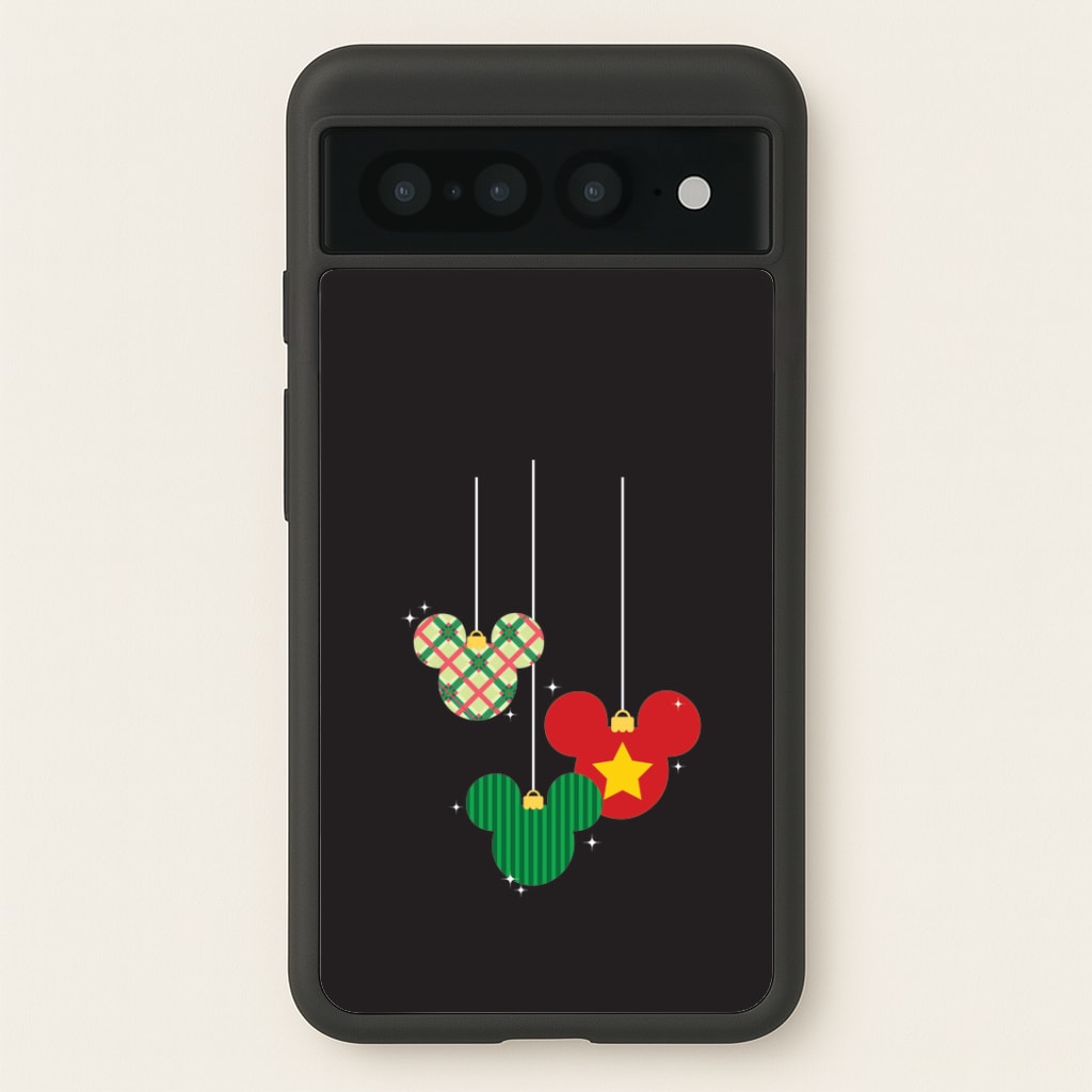 Cartoon Mouse Hanging Baubles Google Pixel 7 Pro Case