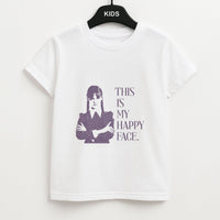 This Is My Happy Face Kids T-Shirt