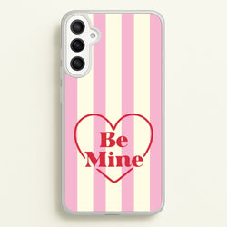 Be Mine Stripey Galaxy A36 Case