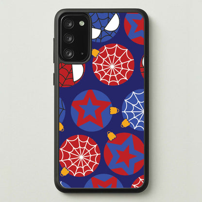 Spider Hero Baubles Pattern Galaxy Note 20 Case