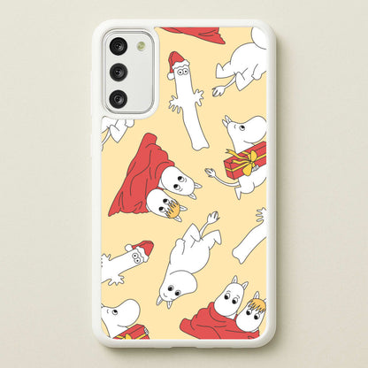 Christmas Mooms Pattern Galaxy S20FE Case