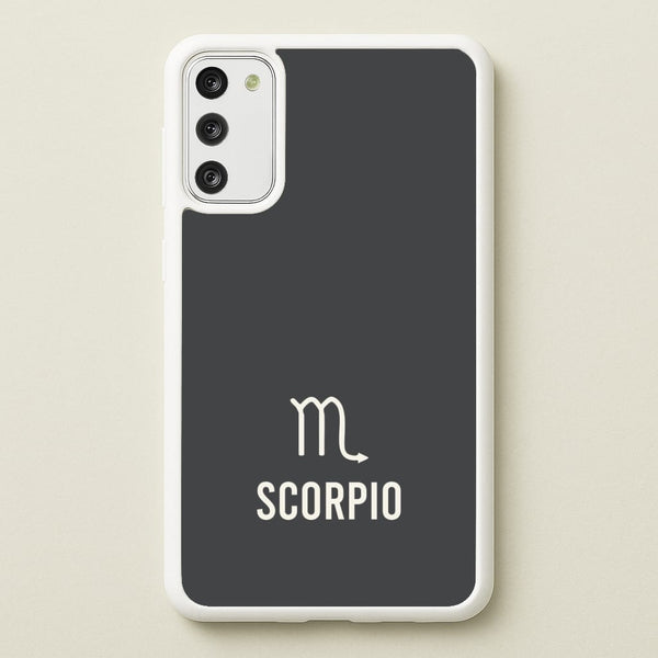 Scorpio Pastel Zodiac Galaxy A41 Case