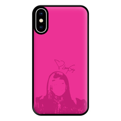 Pink Gaga Silhouette  iPhone X / XS Case