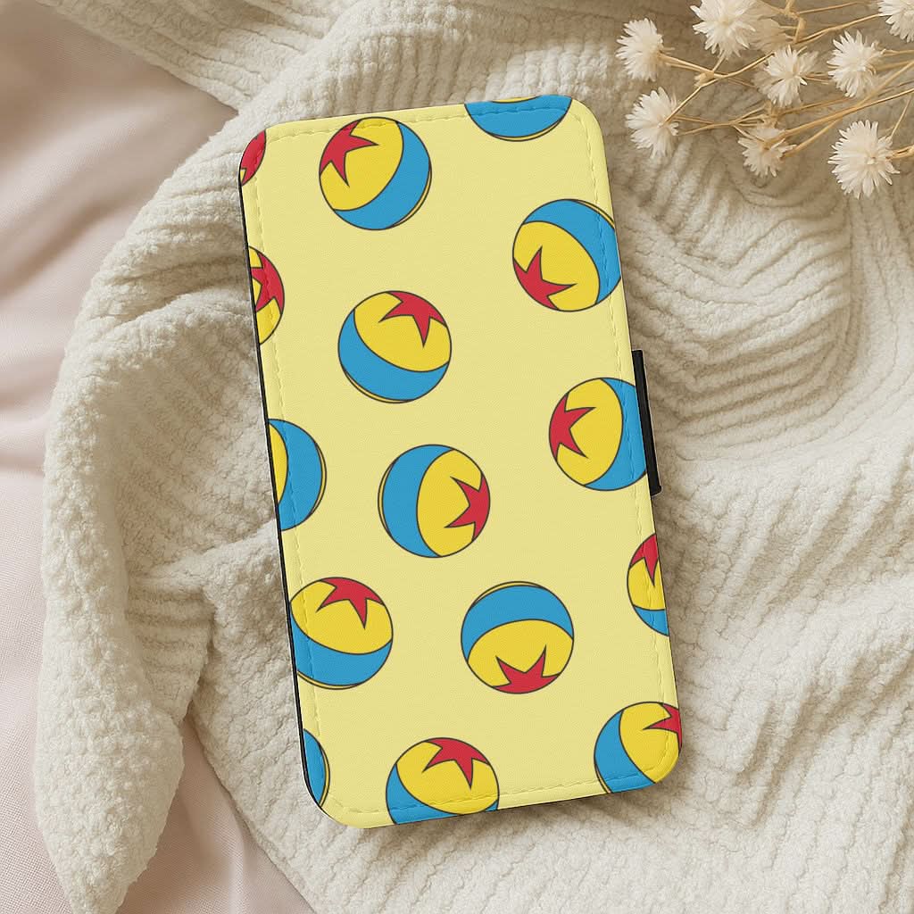 A Story Of Toys Ball Pattern Leather Phone Case