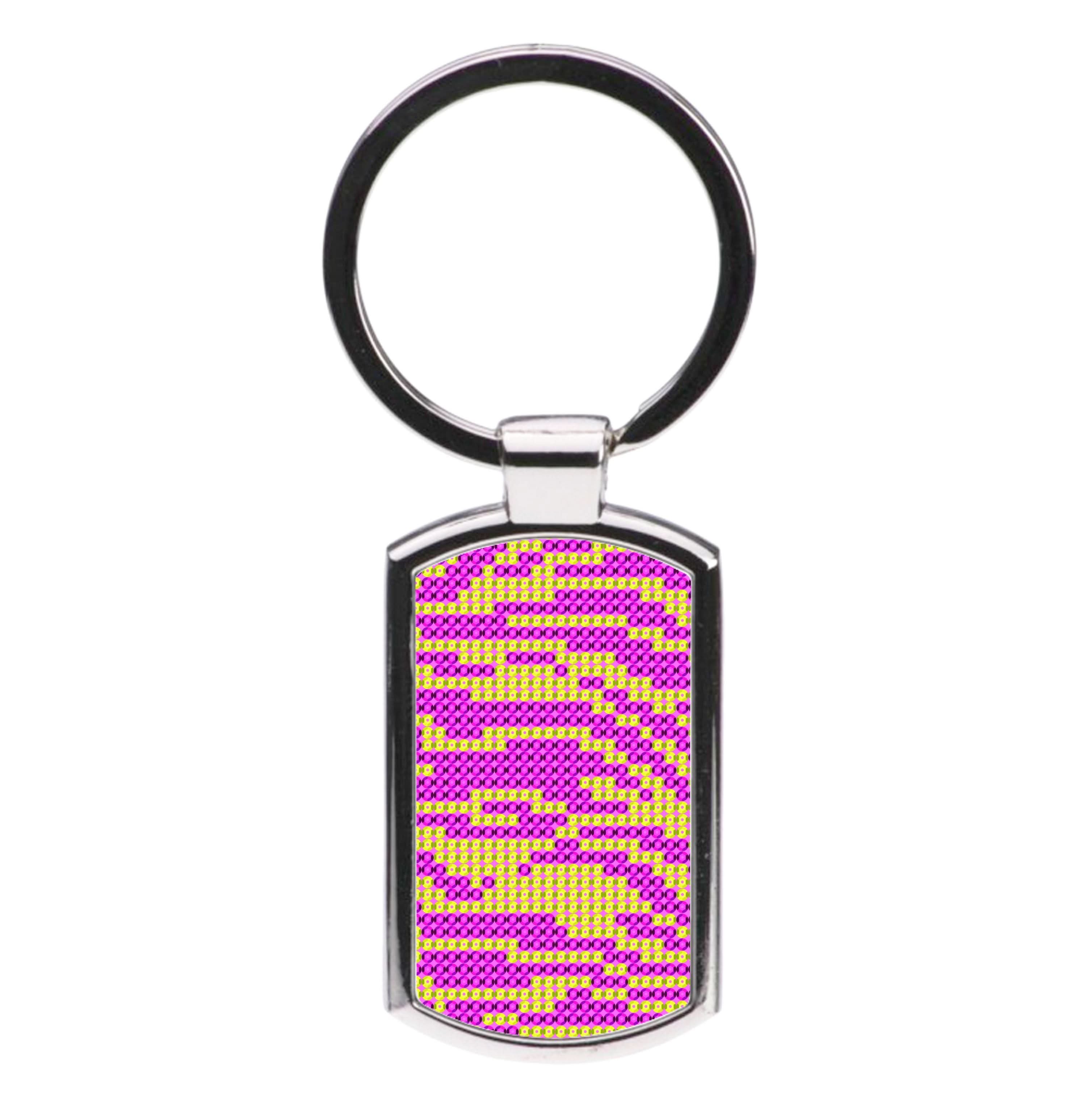 Sequin Tiger Pattern Luxury Keyring