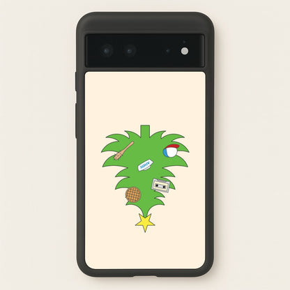 Upside Down Christmas Tree Google Pixel 6 Case