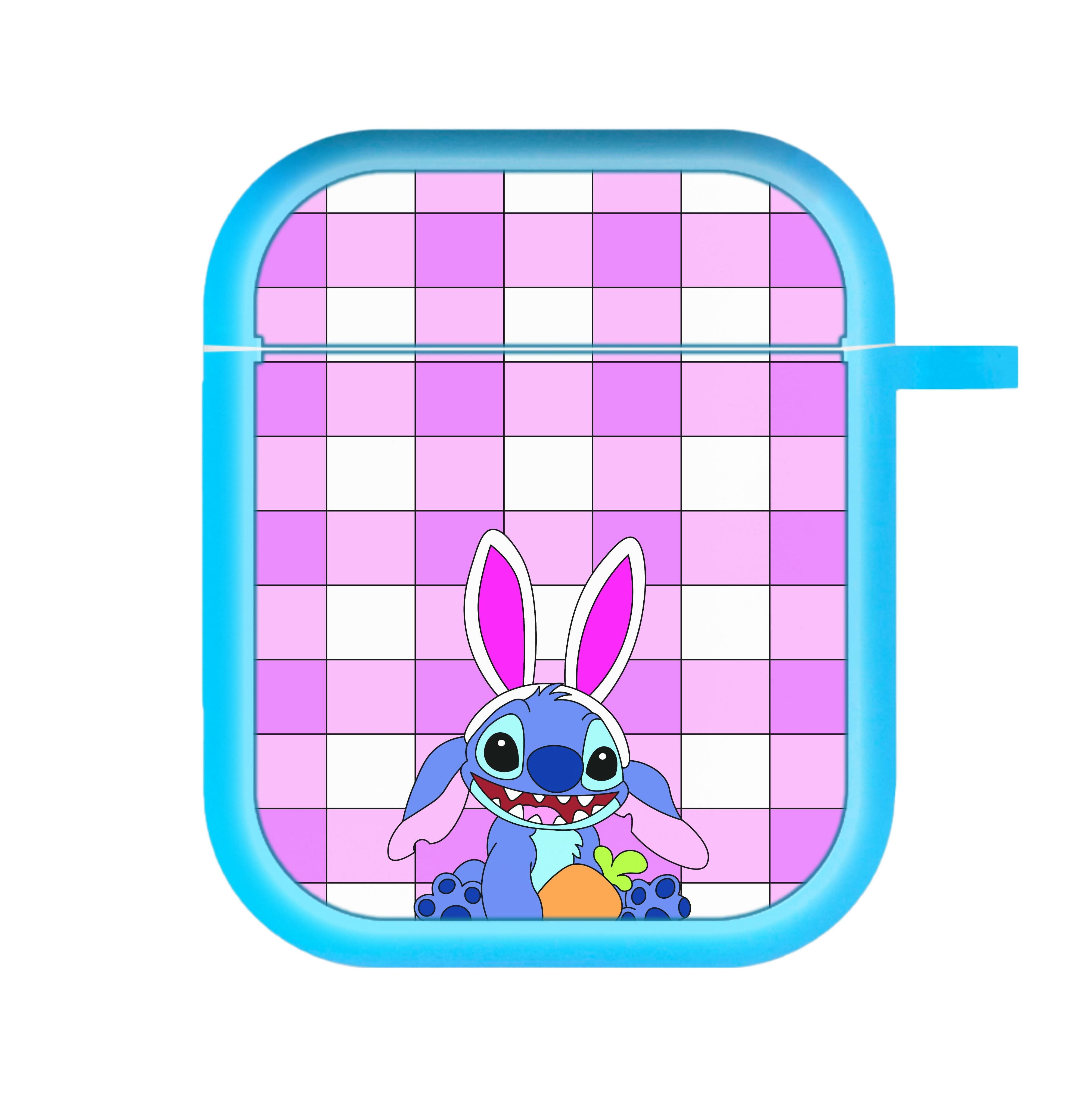 Easter Bunny Blue Alien AirPods Case