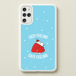 Cozy Feeling Cartoon Beagle Puffer Jacket Galaxy S20 Plus Case