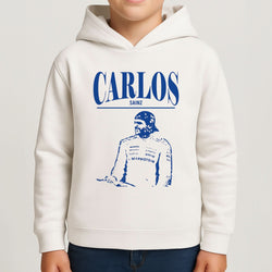 Carlos White And Blue Boys Hoodie
