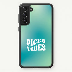 Pices Vibes Gradient Zodiac Galaxy S21FE Case